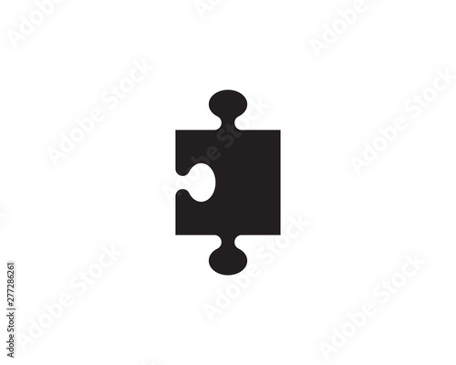 Puzzle vector icon template