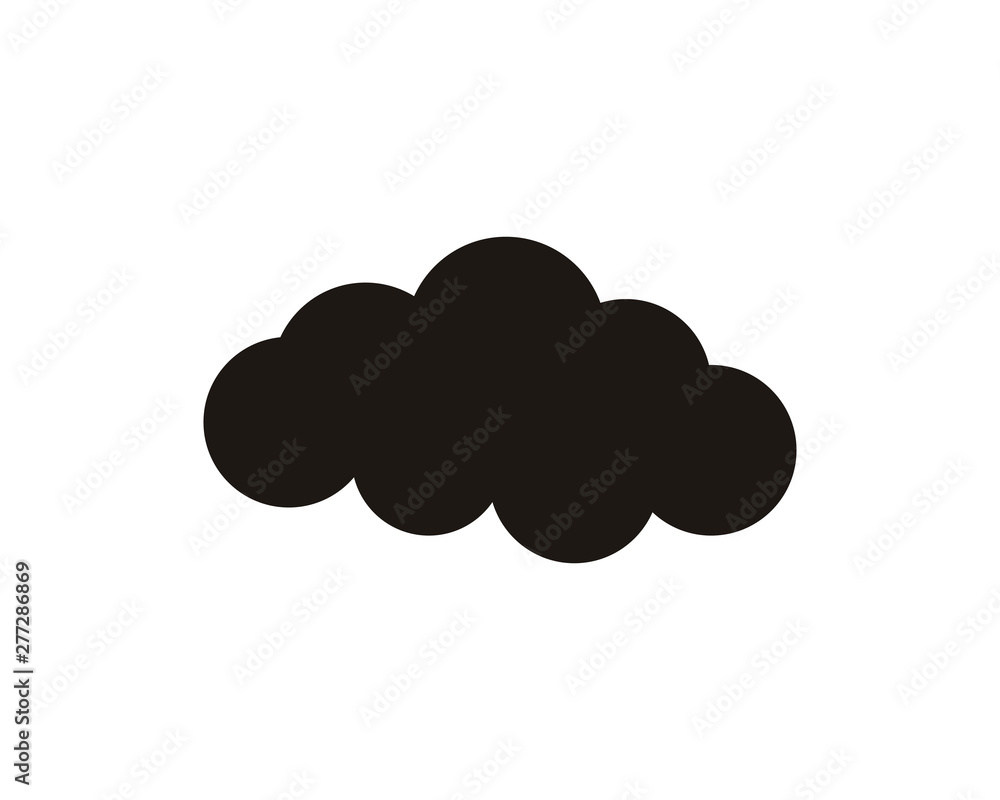 Cloud servers data logo and symbols Cloud servers data logo and symbols