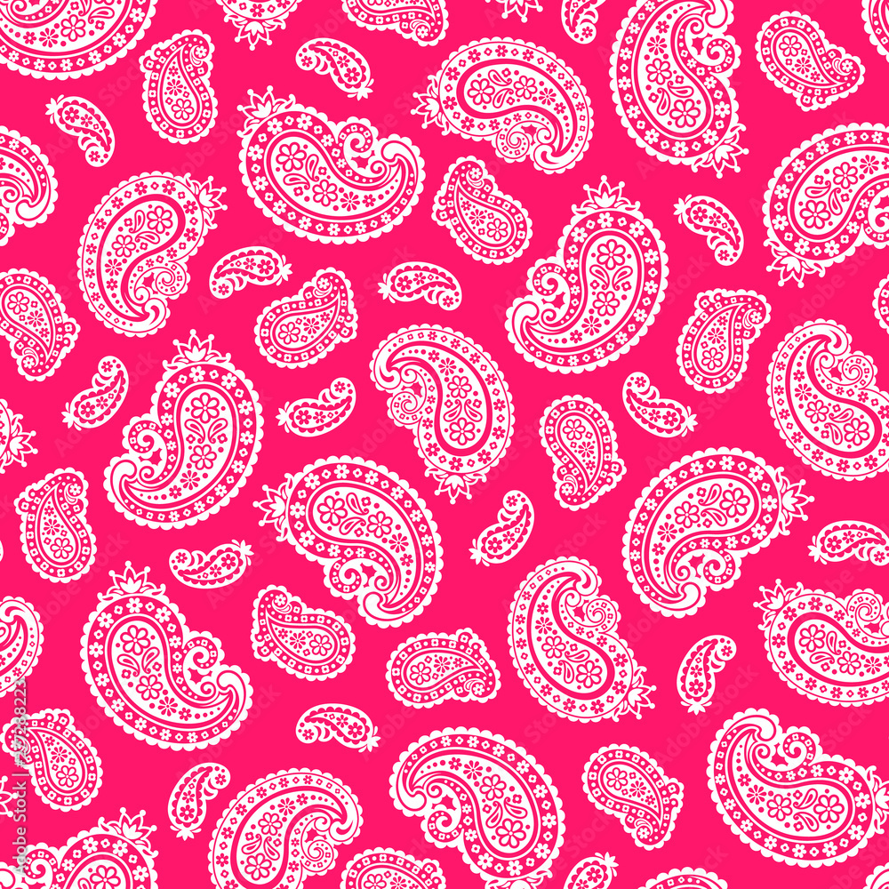 Vector beautiful paisley seamless pattern, Vector beautiful paisley seamless pattern,