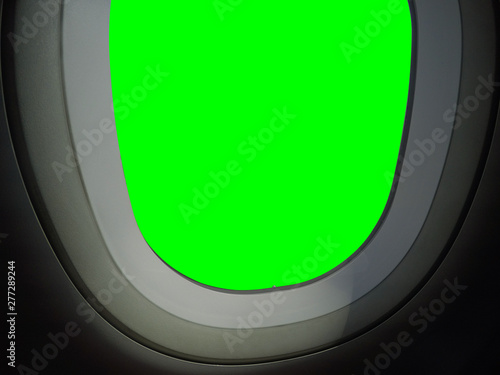 View from the window seat of a plane.