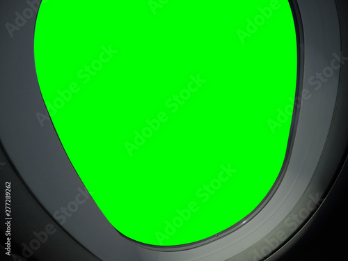 View from the window seat of a plane.