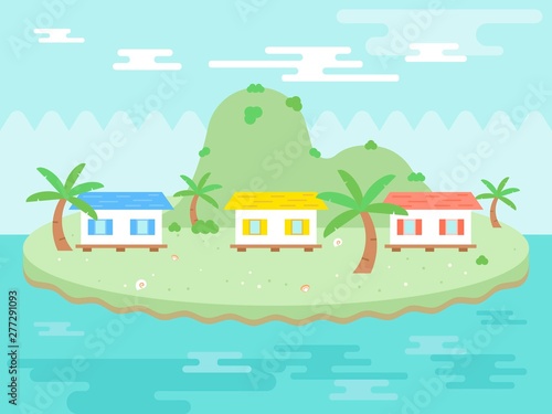 Summer Holiday, Resort Island poster