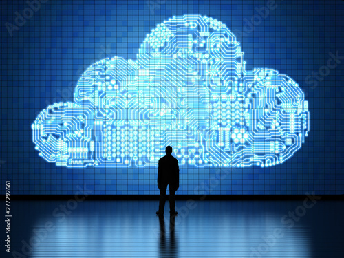 Cloud computing technology photo
