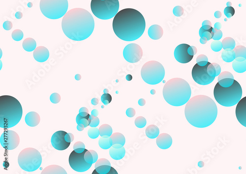 bubbles transparent seamless blue white