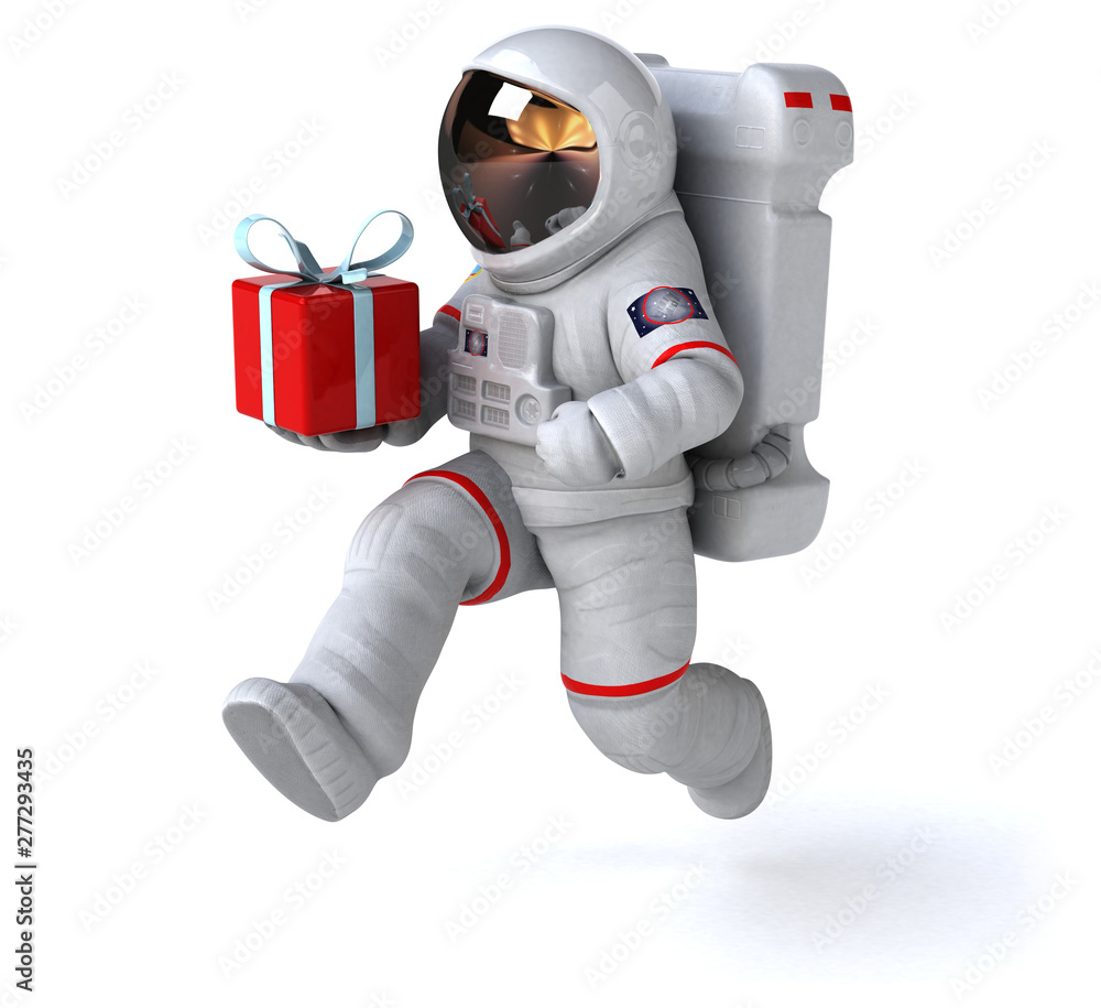Fun astronaut - 3D Illustration Fun astronaut - 3D Illustration