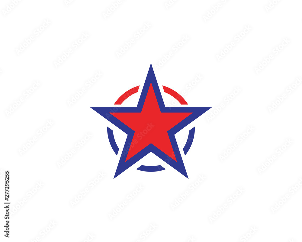 Star logo template vector icon illustration Star logo template vector icon illustration