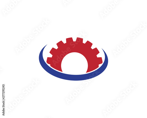 Gear Logo Template vector icon illustration