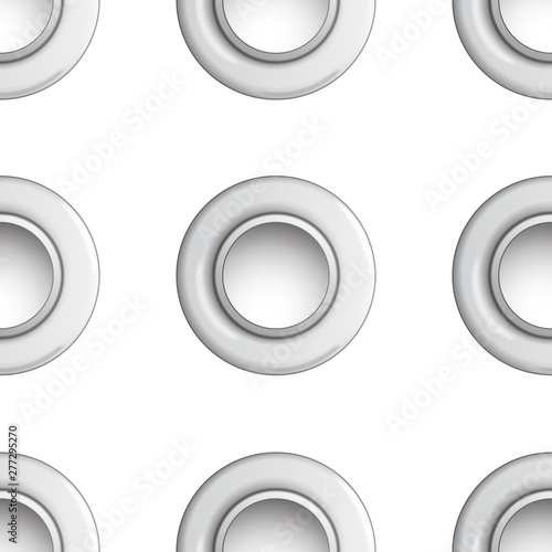 A Silver Eyelet Polka Dot Seamless Pattern