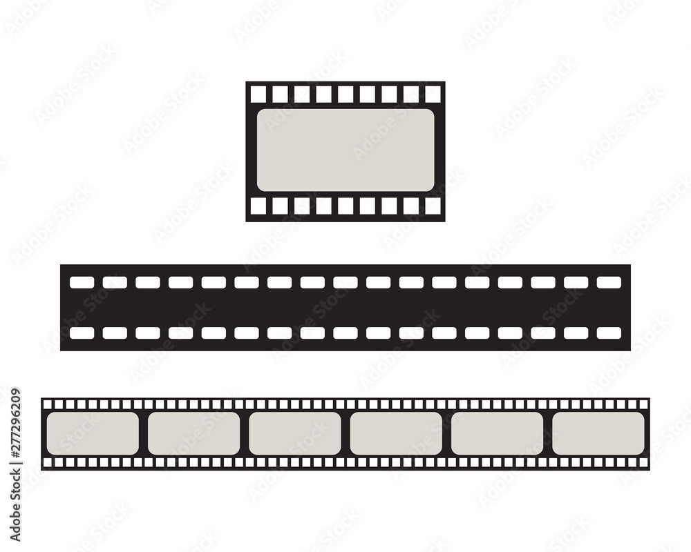 film strip logo vector