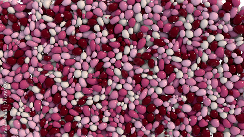 Fototapeta Naklejka Na Ścianę i Meble -  Multicolored marmalade marshmallow sweets soft body lollipops capsules, tablets background