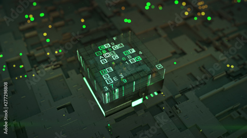 Green data encoding process...