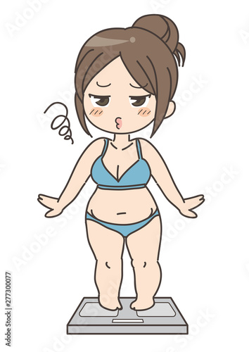 ダイエット女性・体重お悩み
