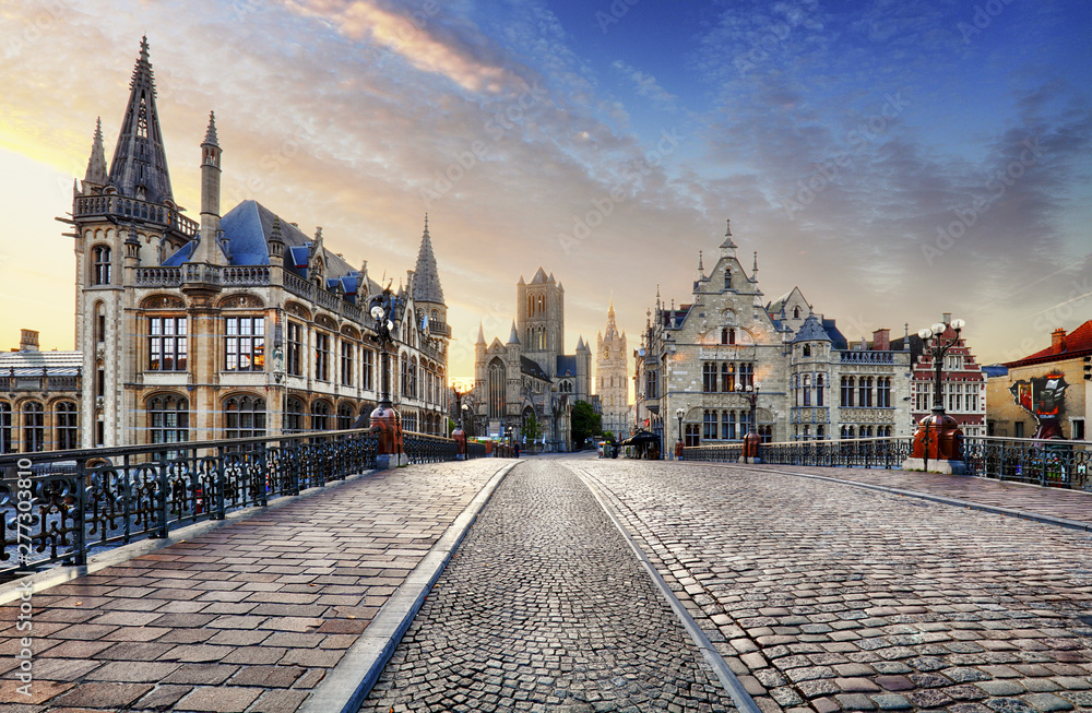 Ghent town, Belgium