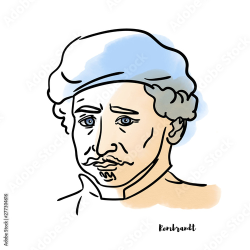 Rembrandt Vector Portrait