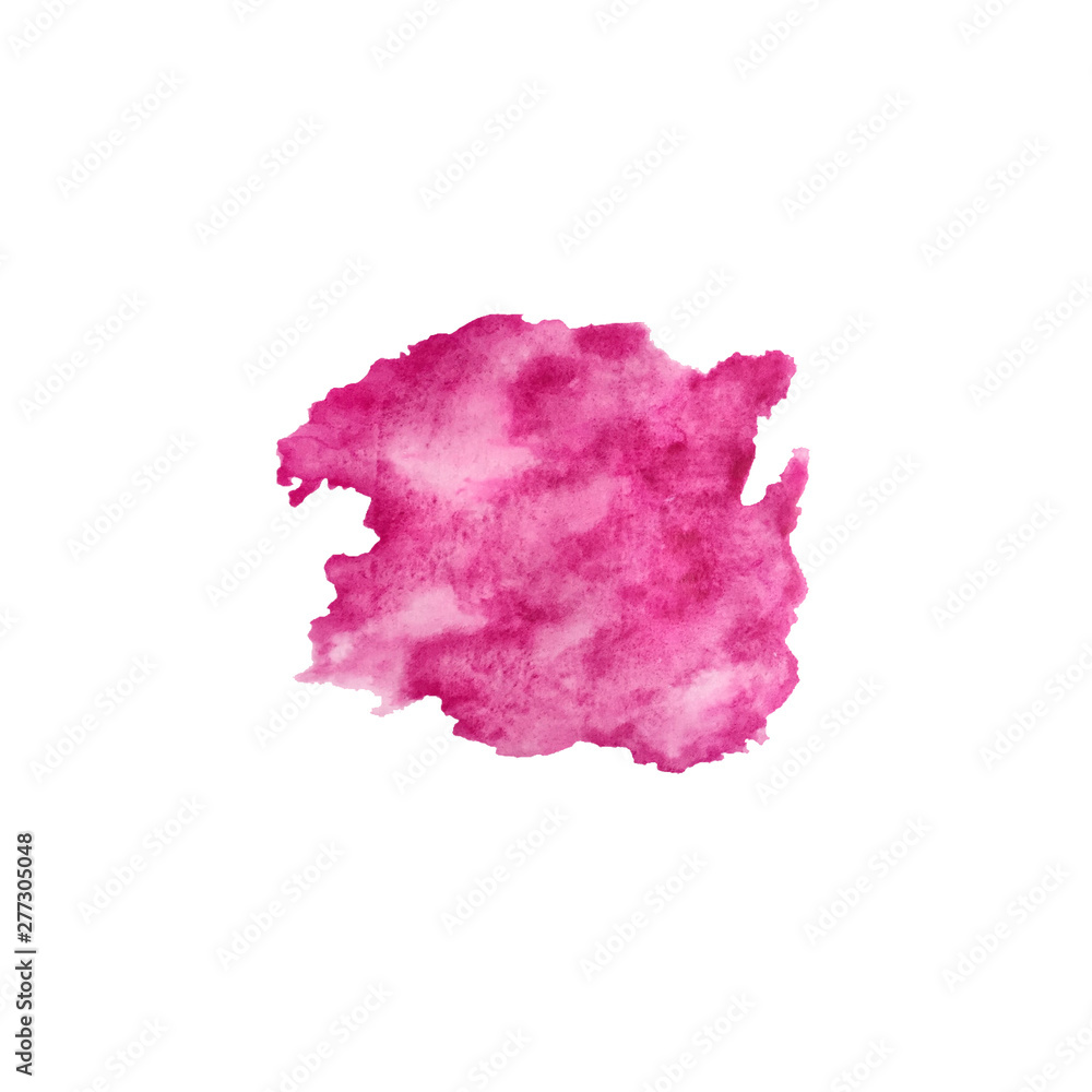 Beautiful pink texture watercolor on white background. To create texture brushes, logos, abstract patterns, background for lettering and when printing posters. Beautiful pink texture watercolor on white background. To create texture brushes, logos, abstract patterns, background for lettering and when printing posters.