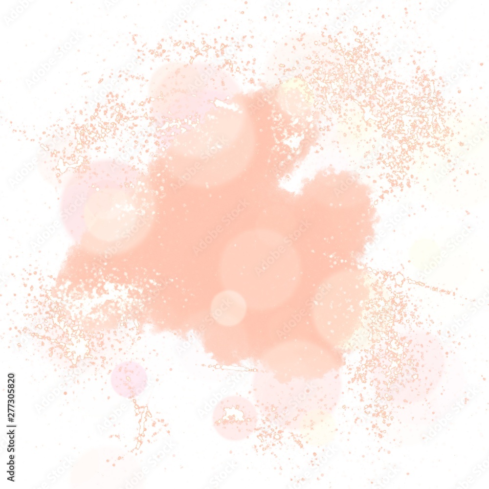 Fototapeta premium Watercolor blots. Paint stains with and without drops. Abstract colored background. A palette of watercolor stains.