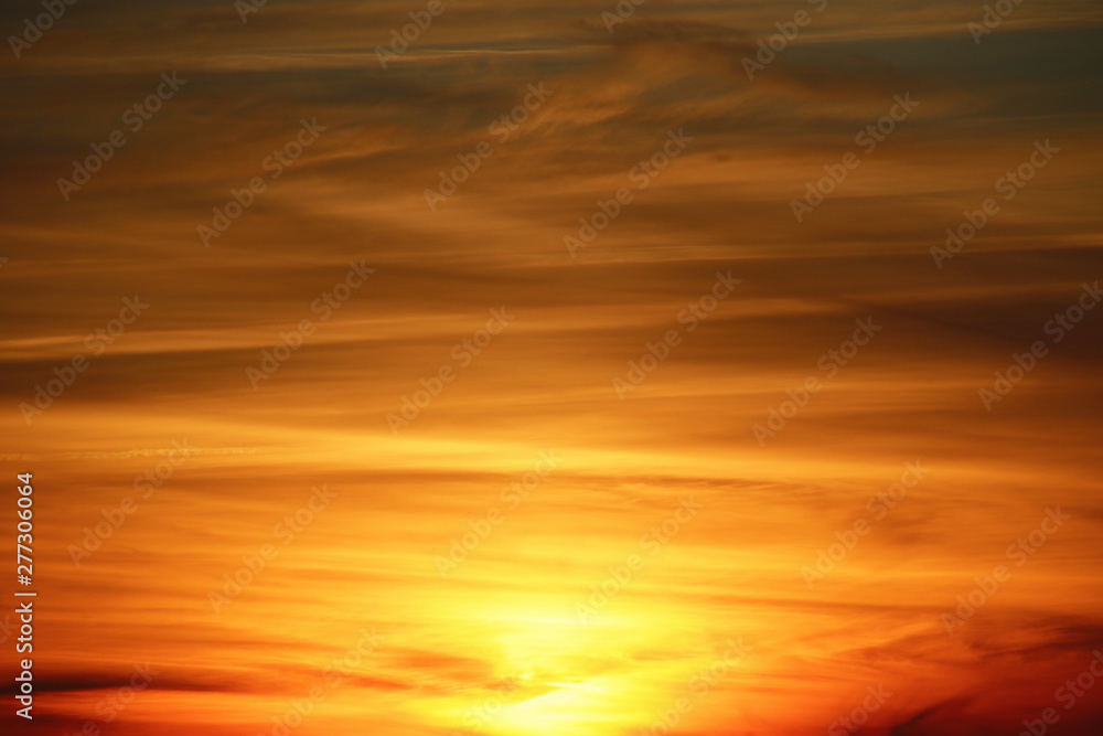 Fototapeta premium adorable sunset over the Baltic sea