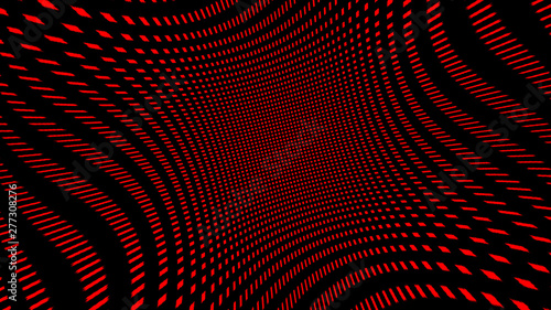 Hypnosis halftone psychedelic art . Graphic trendy syntwave swirl background. Design element. photo