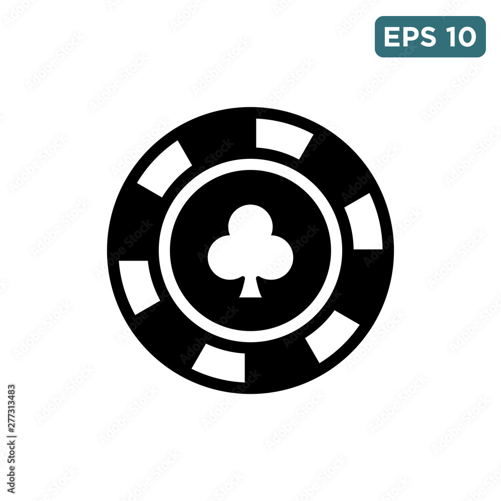 poker chip icon vecto - casino chip icon vector poker chip icon vecto - casino chip icon vector
