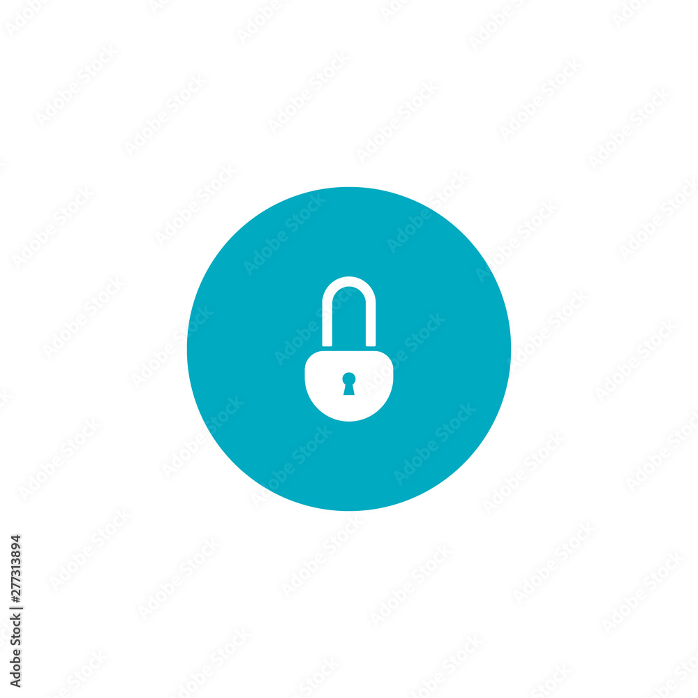lock icon. security concept. vector flat symbol lock icon. security concept. vector flat symbol