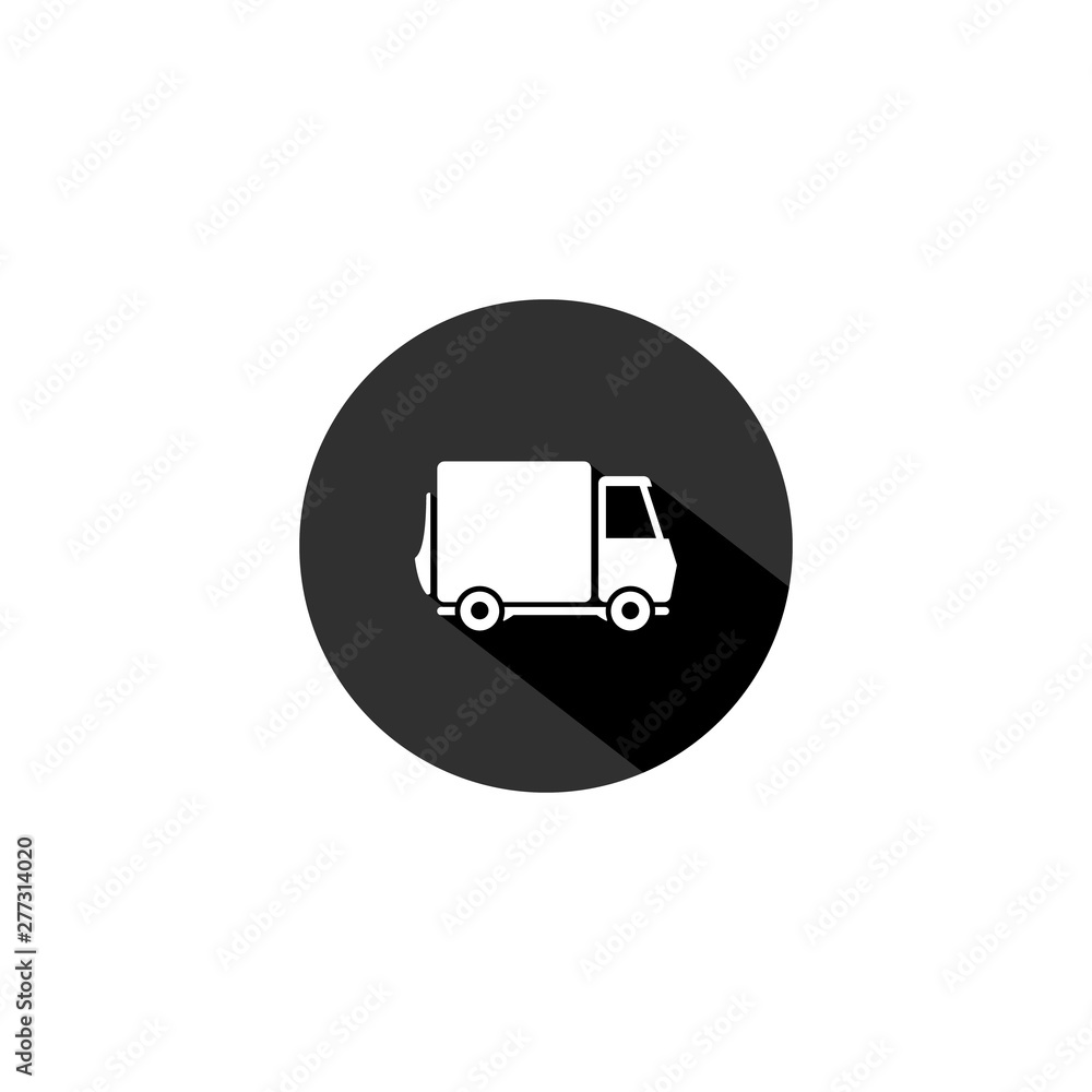 Delivery Truck icon. vector flat web symbol Delivery Truck icon. vector flat web symbol