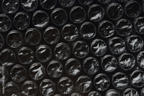 Plastic bubble wrap texture background