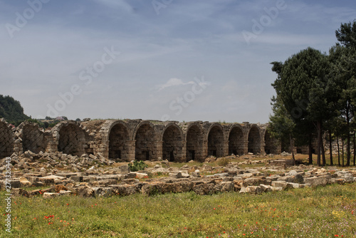stadium in Antique city of Perge, Antlaya photo