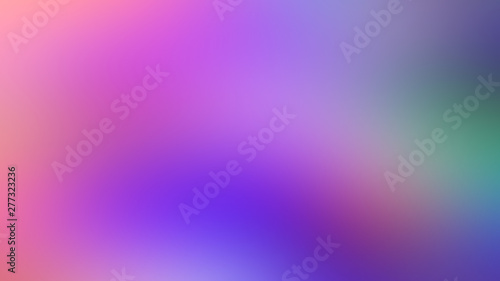 Abstract blurred color pastel background in purple, pink, red, blue, green.