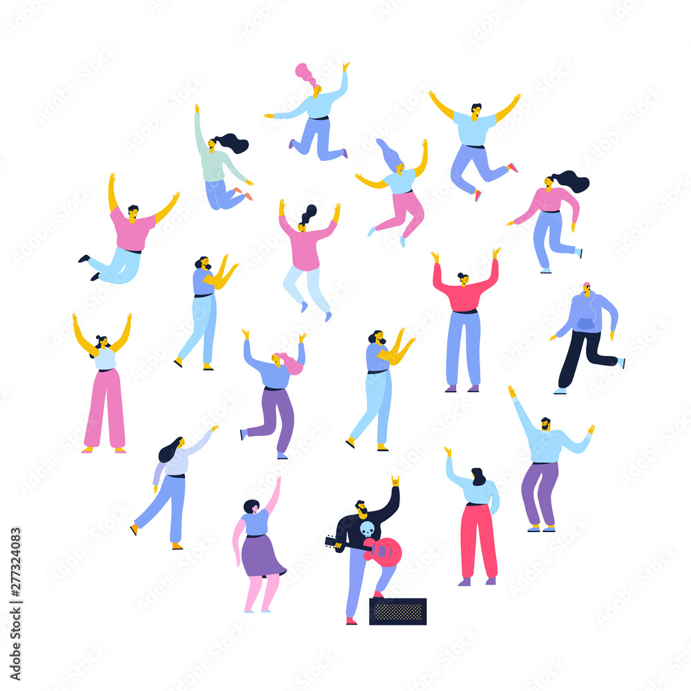 Friendship. Happy young people. Men and women flat vector set. Male and female have fun. Flat vector characters isolated on white background. Friendship. Happy young people. Men and women flat vector set. Male and female have fun. Flat vector characters isolated on white background.