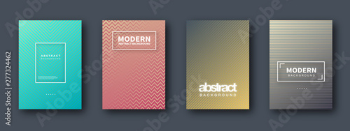 Set of brochure, annual report, flyer design templates. Vector illustrations for business presentation, business paper, corporate document cover and layout template designs