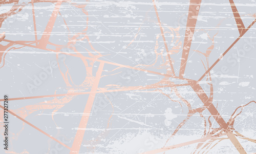 Vintage golden marble pattern Vector. Beautiful glossy texture. golden gray s...