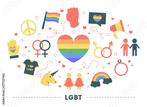 LGBT community concept