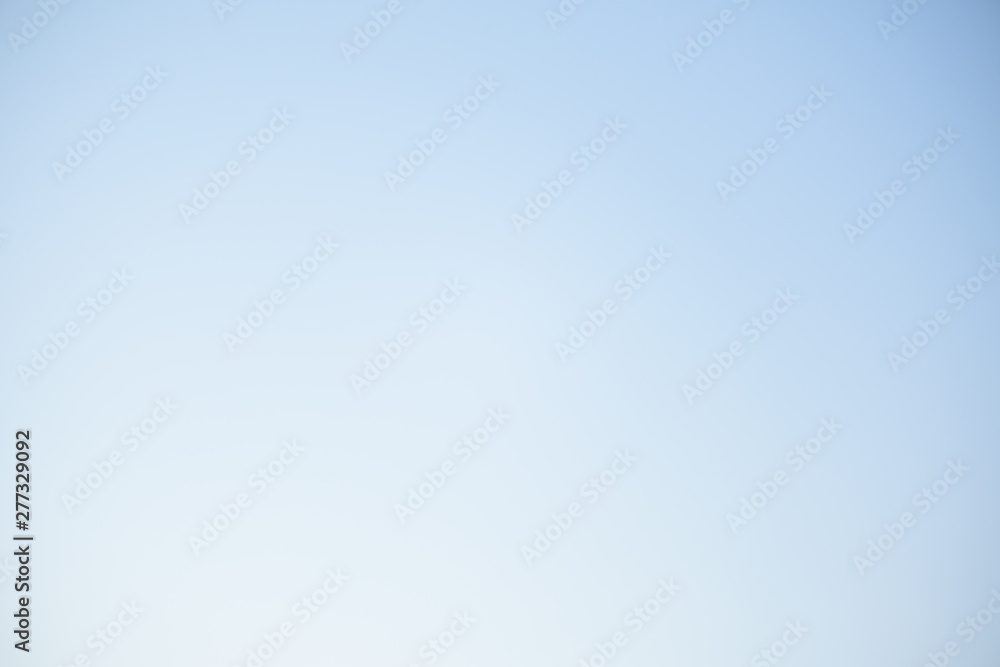 Abstract blurry blue sky background