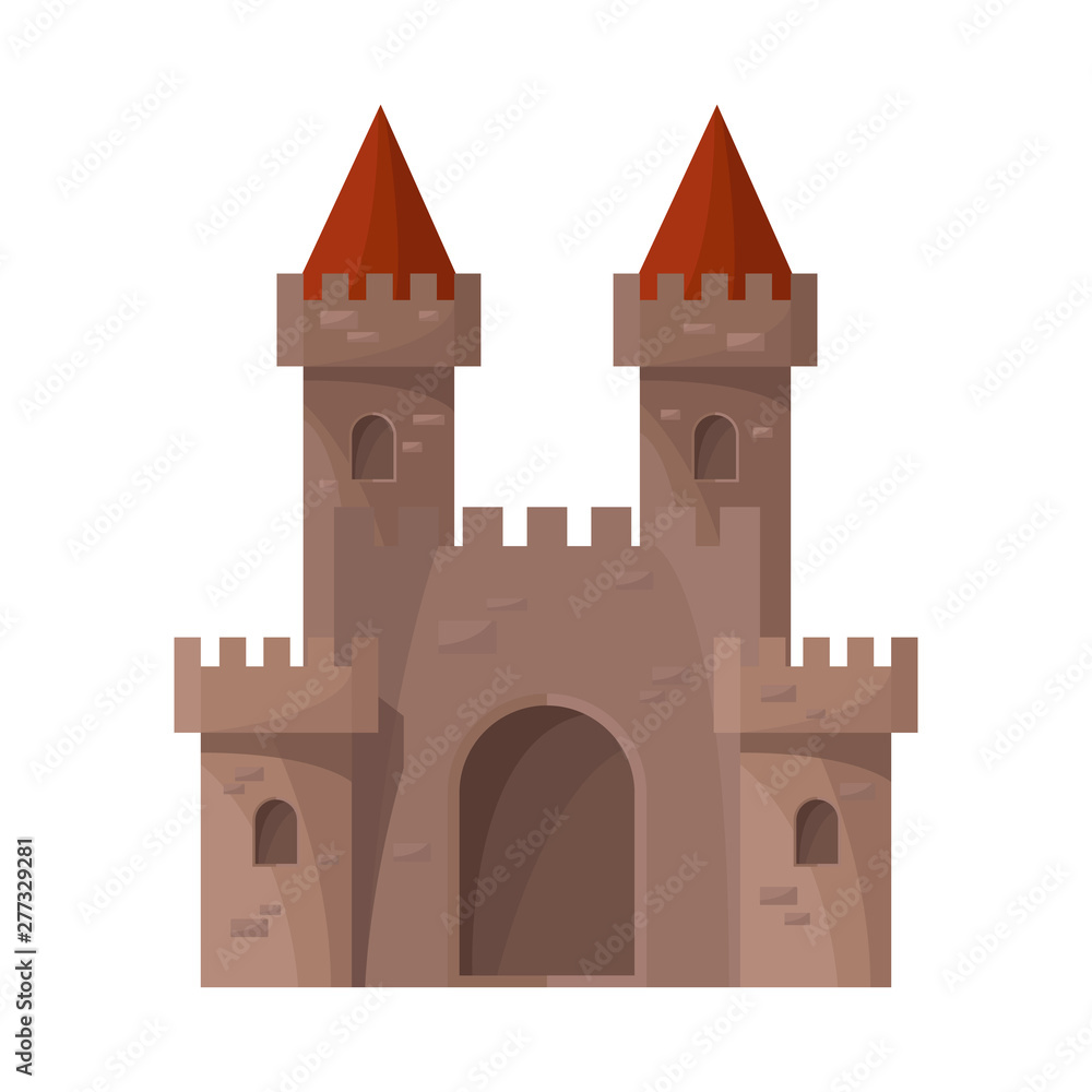 Isolated object of castle and fortress logo. Collection of castle and house vector icon for stock. Isolated object of castle and fortress logo. Collection of castle and house vector icon for stock.