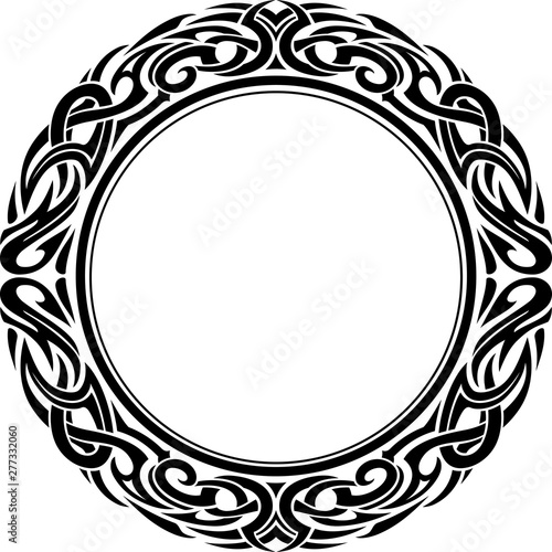 Abstract Border Outline