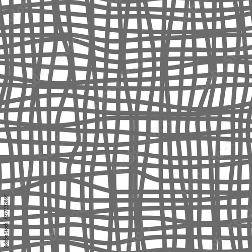 Abstract pattern with lines similar to gauze. Background with curved lines. Ornament in gray color.