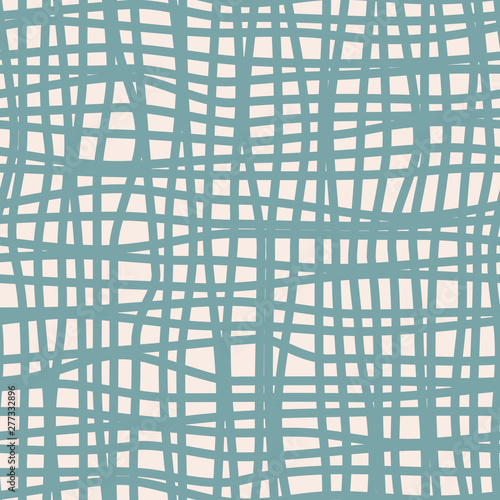 Abstract pattern with lines similar to gauze. Background with curved lines. Ornament in blue color.