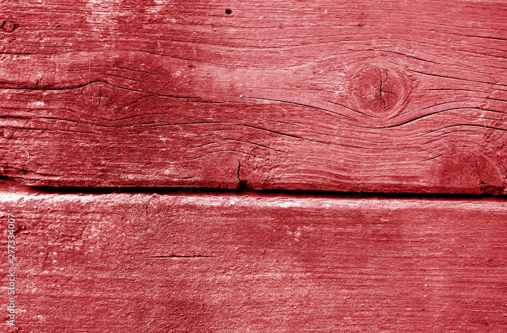 Weathered wooden painted wall in red color. Weathered wooden painted wall in red color.