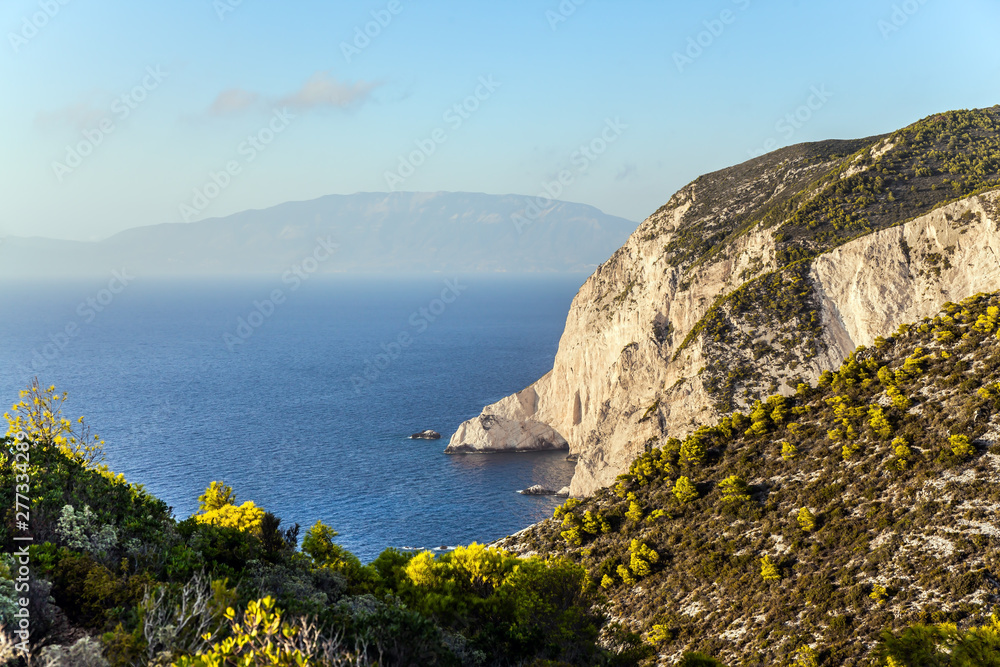 Magic island on the Mediterranean Sea