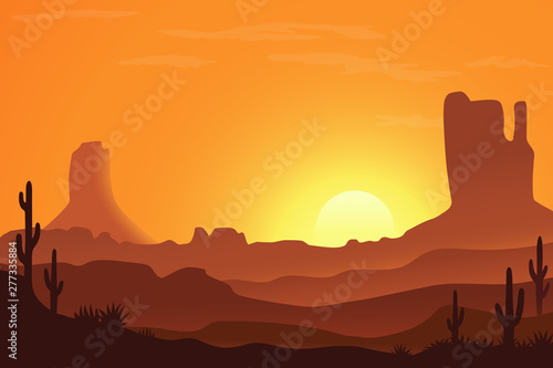 Desert Landscape in Arizona.
