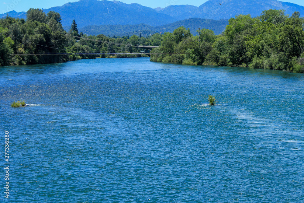 The Sacramento River- Principal river of Northern California in the United State The Sacramento River- Principal river of Northern California in the United State