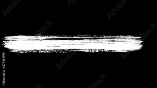 Set of 21 animated paint brush strokes. Abstract 4k UHD white color templates. Transparent background ProRes 4444 with alpha channel in 4k UHD resolution version.
