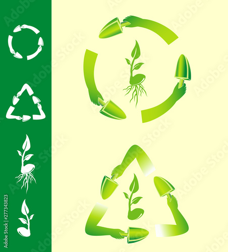 Recycle and Replant, Go Green Environment