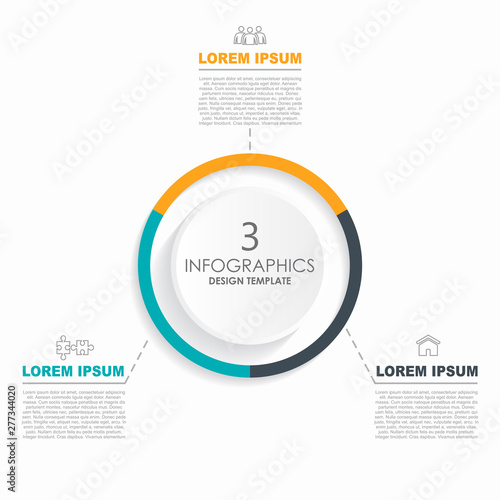 Infographic design template with place for your data. Vector illustration.