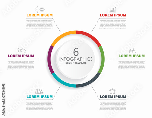 Infographic design template with place for your data. Vector illustration.