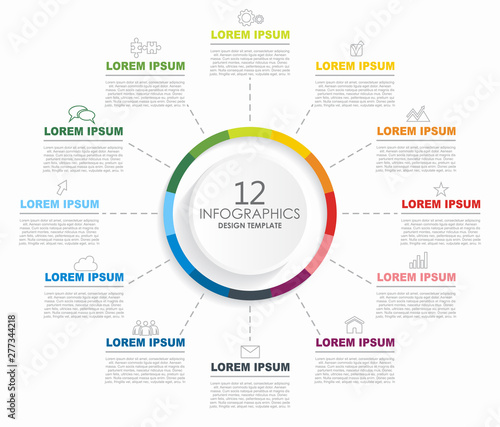 Infographic design template with place for your data. Vector illustration.