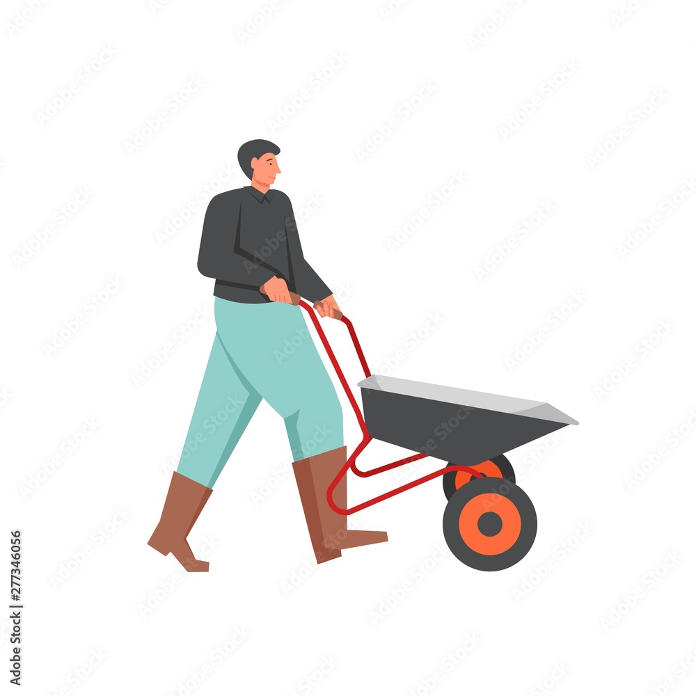 Gardening concept vector flat style design illustration Gardening concept vector flat style design illustration