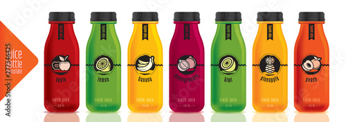 Ready design juice bottle set