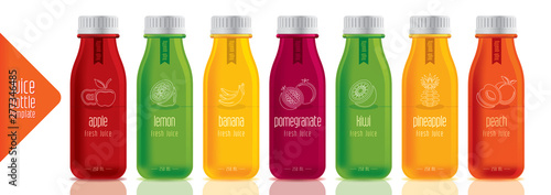 Ready design juice bottle set