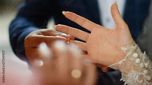 Church tradition of exchanging wedding rings 